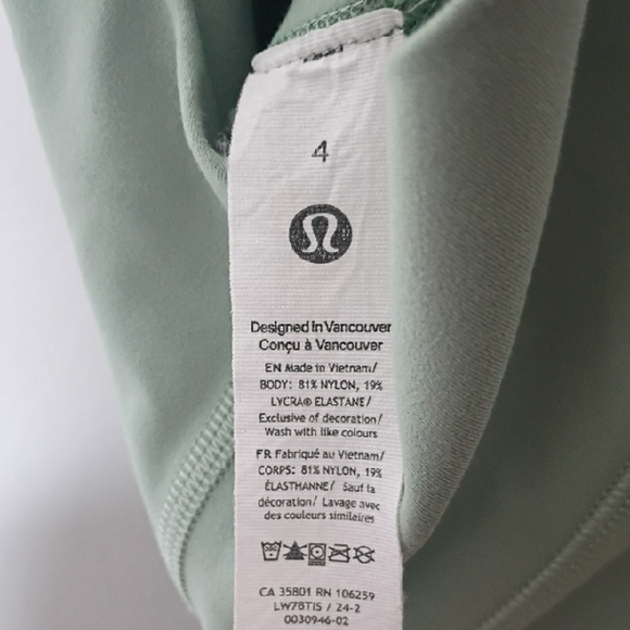 Lululemon Align High-Rise Short 6" in the color Palm Court size 4 - Picture 2 of 10